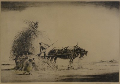Lot 120 - William Douglas MacLeod, Haycart, and other prints