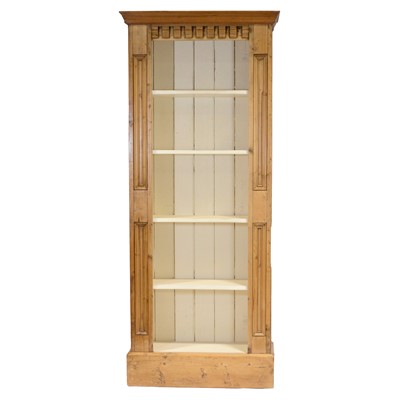 Lot 248 - Modern pine open bookcase