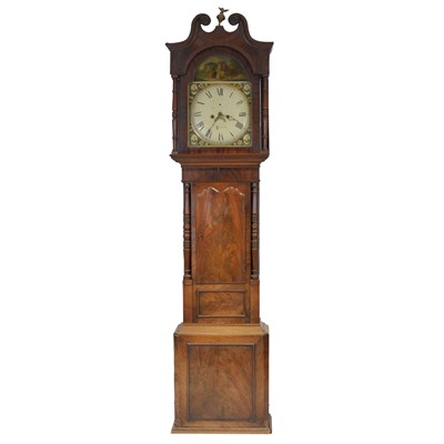 Lot 387 - Mahogany longcase clock, Shaw, Lincolnshire