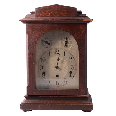 Lot 81 - Edwardian mahogany mantel clock