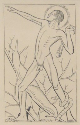 Lot 436 - After Eric Gill, two engravings