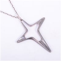 Lot 207 - Georg Jensen of Denmark - A silver cross...