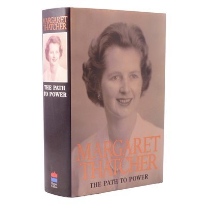 Lot 168 - Margaret Thatcher; The Path to Power; Margaret Thatcher; twelve signed book plates.