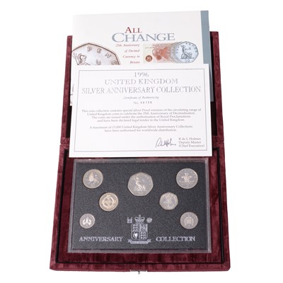 Lot 275 - Royal Mint 1996 Silver Anniversary Coin Collection.