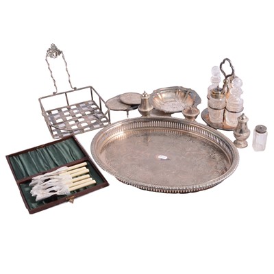 Lot 98 - Quantity of silver-plated wares