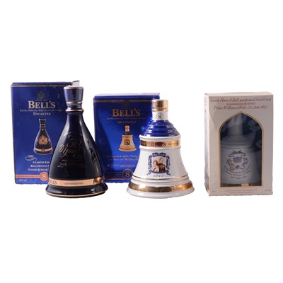 Lot 102 - Bell's Extra Special Scotch Whisky - three commemorative decanters