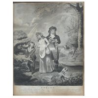 Lot 234 - John Fairburn (publisher), The Seasons, Spring,...