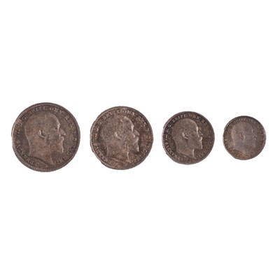 Lot 258 - Maundy Money Set, Edward VII 1906.