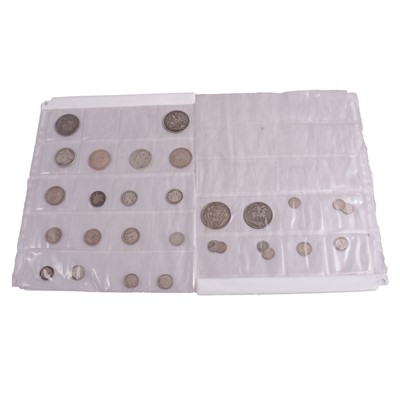 Lot 231 - Collection of British pre-1920 silver content coins.