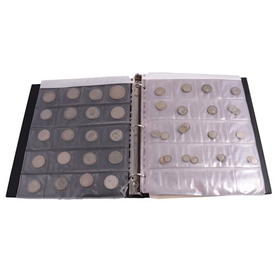 Lot 232 - Collection of British 1920-1946 silver content coins.