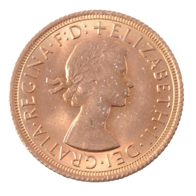 Lot 191 - A Gold Full Sovereign Coin, Elizabeth II 1967.