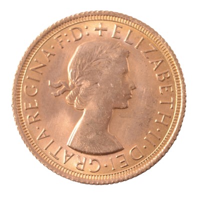 Lot 193 - A Gold Full Sovereign Coin, Elizabeth II 1967.