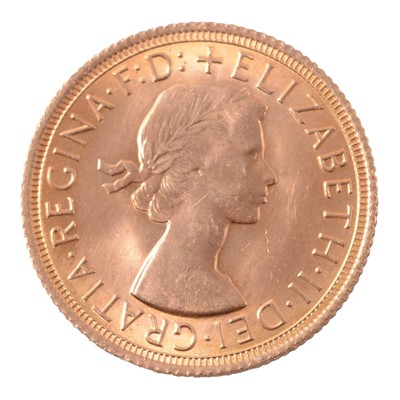 Lot 194 - A Gold Full Sovereign Coin, Elizabeth II 1967.