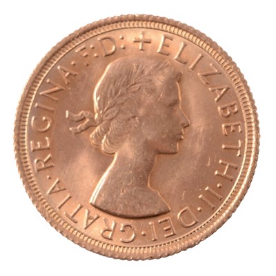 Lot 199 - A Gold Full Sovereign Coin, Elizabeth II 1967.