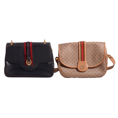Lot 1179 - Gucci - two vintage shoulder bags.