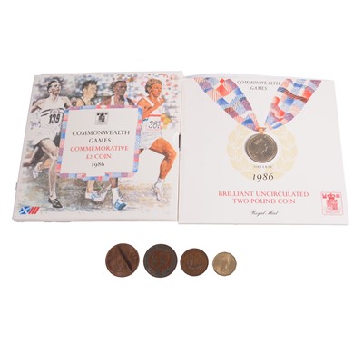 Lot 302 - Collection of British and overseas coins, mostly commemorating sporting events.