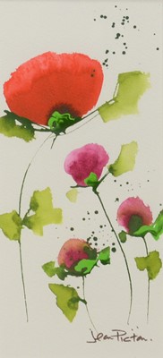 Lot 231 - Jean Picton, three Poppy studies