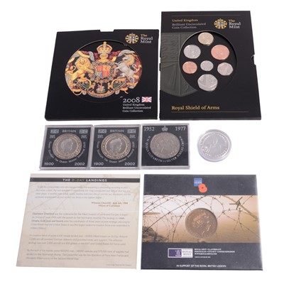 Lot 297 - Collection of British coins and coin collections, some silver content.