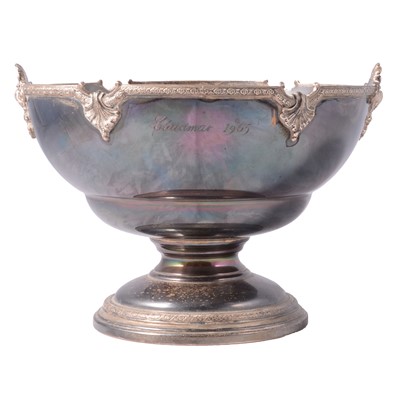 Lot 373 - Silver rose bowl