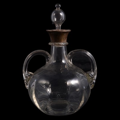 Lot 387 - Silver mounted decanter