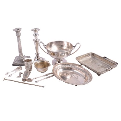 Lot 103 - Small quantity of silver plate