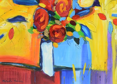 Lot 337 - Natasha Barnes, Still life and two other works