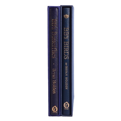 Lot 171 - Bryan Holden, two leather bound Limited Editions, BB's Birds and BB's Butterflies.