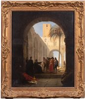 Lot 257 - Follower of Gustav Bauernfeind, Figures under...