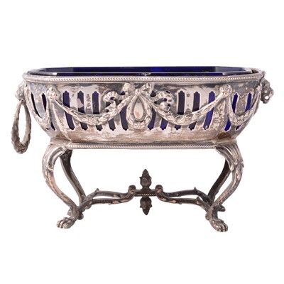Lot 343 - Continental silver basket