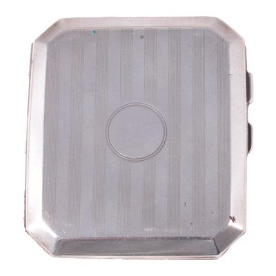 Lot 347 - Silver cigarette case
