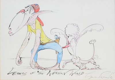 Lot 419 - Gerald Scarfe, Leaders of the Western World, and Four PMs and a Funeral