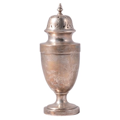 Lot 388 - Silver caster
