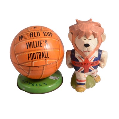 Lot 138 - Two World Cup Willie mementos
