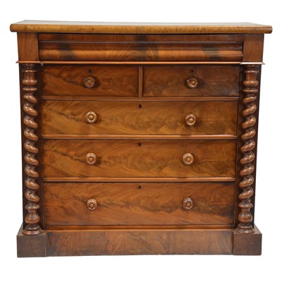Lot 456 - Victorian Scottish mahogany chest of drawers