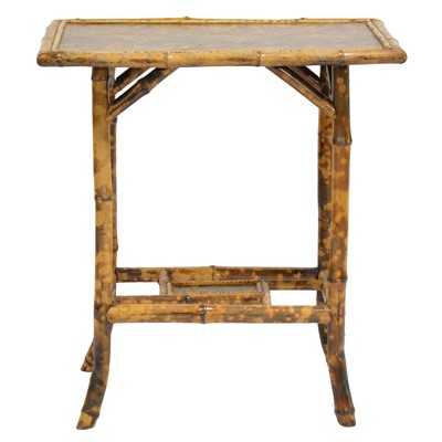 Lot 451 - Victorian bamboo occasional table