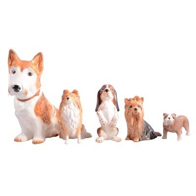 Lot 37 - Sylvac Pottery, a large collection of dog figurines, various breeds