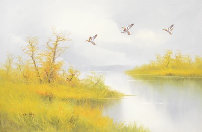 Lot 400 - *Gailey, Mallard over a lake and other pictures