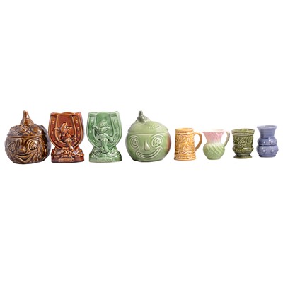 Lot 25 - Sylvac Pottery, a collection of food storage pots, preserve jars, jugs etc