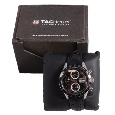 Lot 321 - TAG Heuer - a gentleman's Carrera Calibre 16 stainless steel automatic wristwatch.