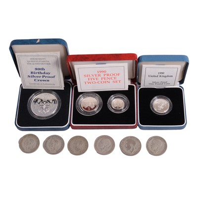 Lot 284 - Collection of British and overseas coins, and coin sets, some silver content.
