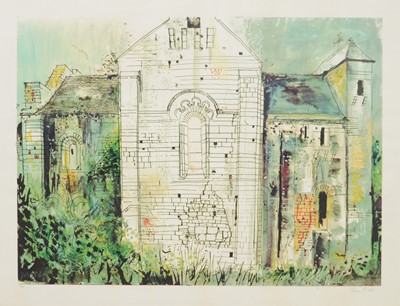 Lot 175 - John Piper (1903-1992), St Amand-de Coly, Dordogne