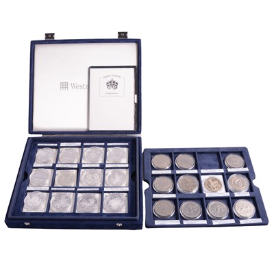 Lot 286 - Queen Victoria Commemorative Silver Coin Collection.