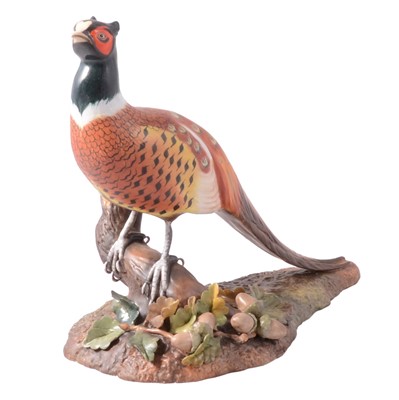 Lot 4 - Royal Crown Derby model of a Pheasant, painted by Joan Lee