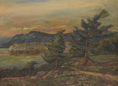 Lot 326 - Frederick Charles Robertshaw, A Bay with cliffs