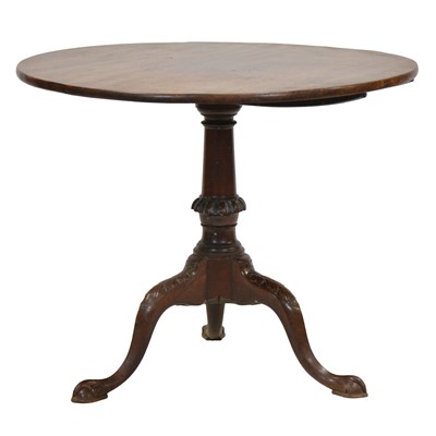 Lot 385 - George III mahogany tripod table