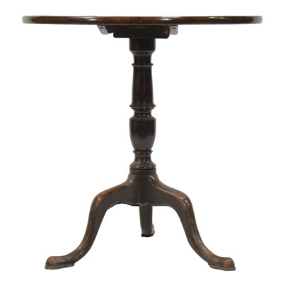 Lot 487 - George III mahogany tripod table