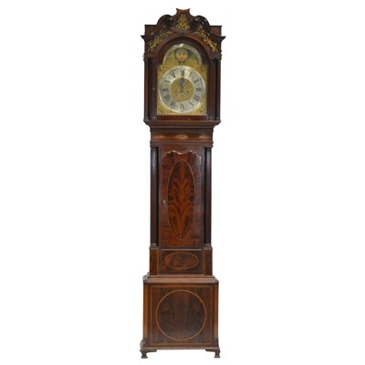Lot 329 - Victorian mahogany longcase clock