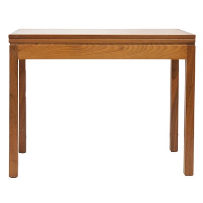 Lot 320 - Teak card table, Beautility Ltd.