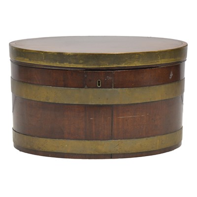 Lot 354 - George III mahogany wine cooler