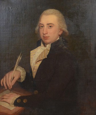 Lot 303 - Scottish School, Portrait of a man, James Lawson